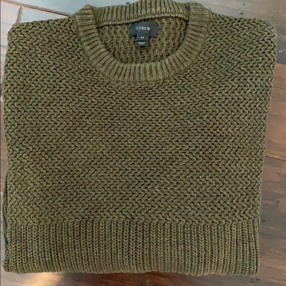 Jcrew cotton crewneck sweater